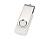 Флеш-карта USB 2.0 8 ГБ Квебек, белый - миниатюра