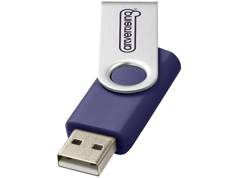 USB-флешка на 16 Гб Rotate Basic, ярко-синий - рис 4.