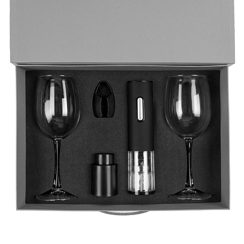 Набор Wine Case, черный - рис 3.