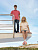 Рубашка поло унисекс Pacific, молочно-белая - миниатюра - рис 6.