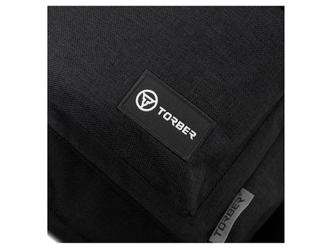 Рюкзак TORBER ГРАФФИТИ, черный, полиэстер меланж, 46 х 29 x 18 см - рис 8.