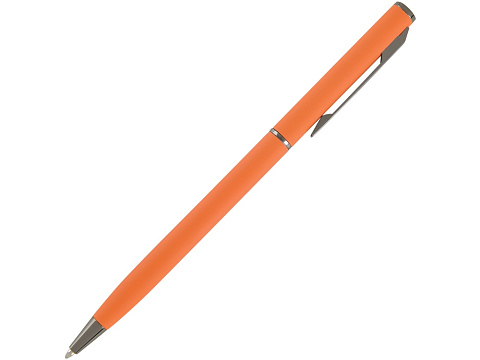 Ручка шариковая автоматическая BrunoVisconti® PALERMO цвет корпуса оранжевый, soft-touch, 0.7 мм