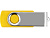 Флеш-карта USB 2.0 16 ГБ Квебек, желтый - миниатюра - рис 3.