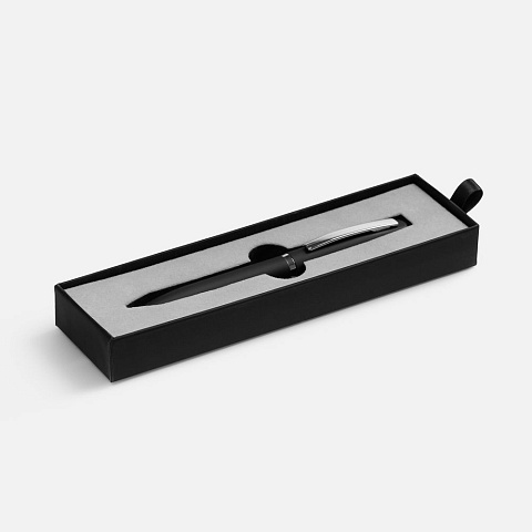 Ручка шариковая Bolt Soft Touch в футляре, черная - рис 2.