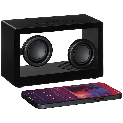 Bluetooth-колонка со светомузыкой Sensofonic, черная - рис 2.