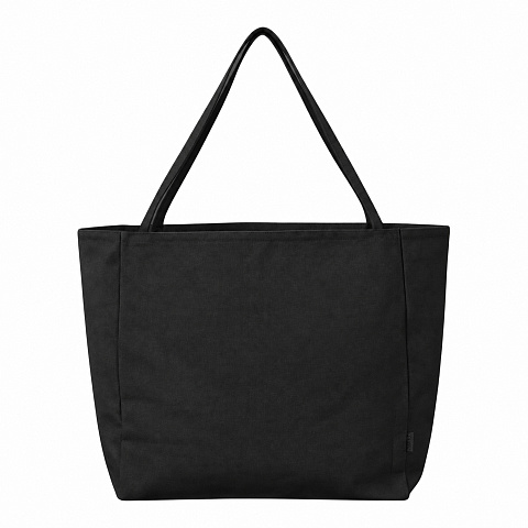 Шоппер-оверсайз Grossbag из переработанного хлопка 340 г, черный - рис 4.