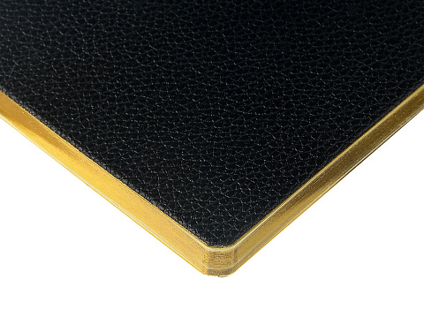 Еженедельник недатированный А6 Black с нашивкой, черный - рис 5.