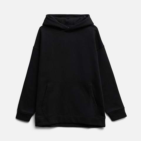 Худи оверсайз унисекс Snuggie, черное - рис 2.