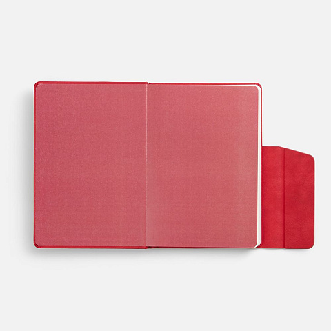 Ежедневник Leadmark, недатированный, красный - рис 4.