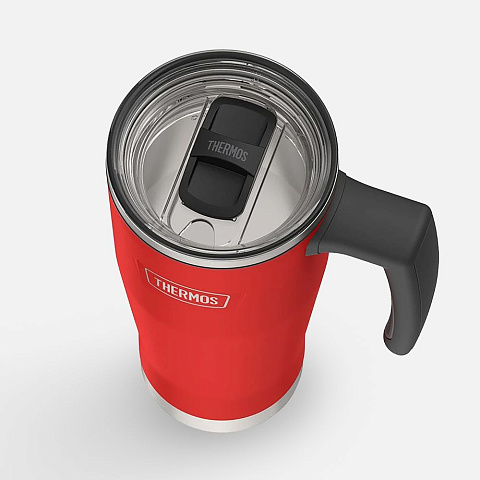 Термокружка с ручкой Icon 530, красная - рис 5.
