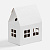 Коробка «Домик», M, белая - миниатюра