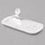 Зарядная станция 3 в 1: iPhone, Apple Watch, Airpods, беспроводная, 17,5 Вт, белая, Deppa - миниатюра