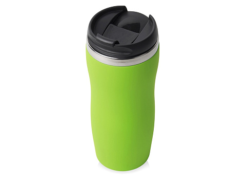 Термокружка Double wall mug C1, soft touch, 350 мл, зеленое яблоко