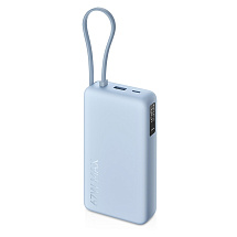 Внешний аккумулятор со встроенным кабелем Xiaomi 67W Power Bank 20000 (Integrated Cable) Ice Blue