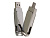 USB 3.0- флешка на 32 Гб поворотный механизм 2 в 1, c дополнительным разъемом Type-C с одноцветным металлическим клипом, серый - миниатюра - рис 5.