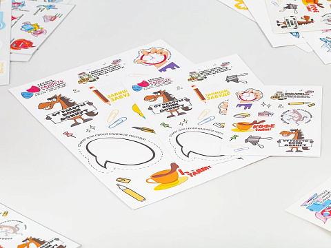 Наклейки из ПВХ Sticker Pack на заказ, M - рис 4.