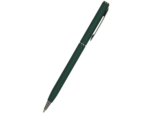 Ручка шариковая автоматическая BrunoVisconti® PALERMO цвет корпуса зеленый, soft-touch, 0.7 мм