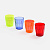 Стакан небьющийся Sate, граненый, прозрачный, оранжевый неон - миниатюра - рис 5.
