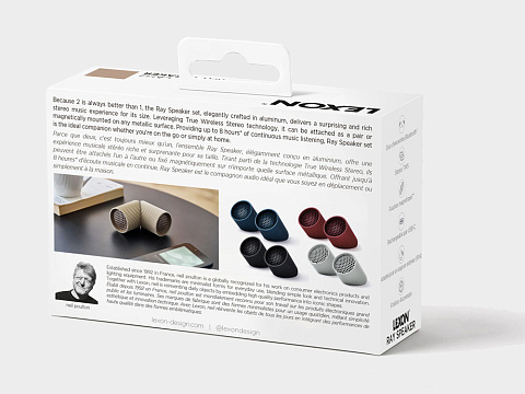 Беспроводная колонка Ray Speaker, синий - рис 11.