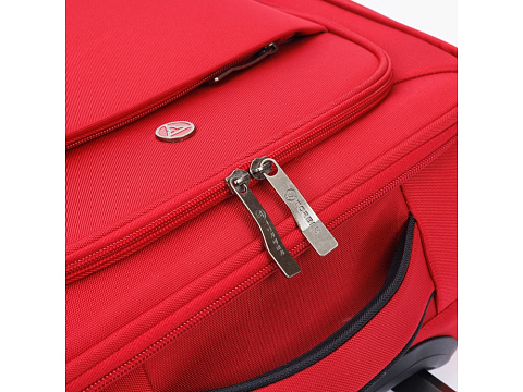 Чемодан TORBER БРОСНО, красный, нейлон 600D, 36,5 х 20 х 54 см, 32 л - рис 7.