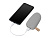 Внешний аккумулятор в форме камня Stone, 5200 mAh, серый - миниатюра - рис 2.