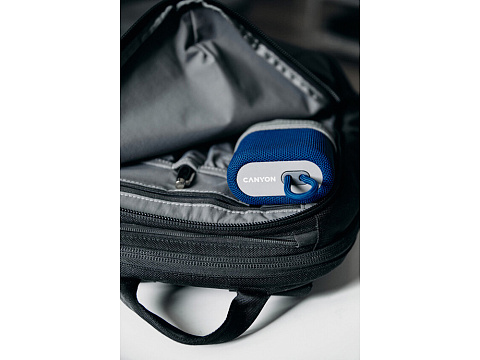 Портативная беспроводная колонка Canyon BSP-4, 5W, 1200mAh, синяя - рис 4.