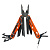 Мультитул Stinger, 107 х 19 мм, 19 функций, сталь, оранжевый корпус, стоунвош, в картонной коробке, в комплекте нейлоновый чехол - миниатюра - рис 3.