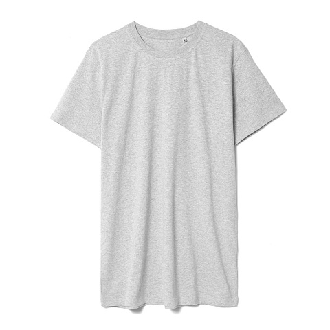 Футболка мужская T-bolka Stretch, серый меланж - рис 2.