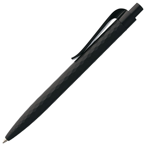 Ручка шариковая Prodir QS01 PRP-P Soft Touch, черная - рис 4.