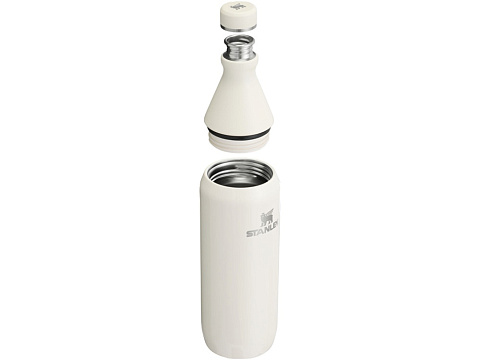 Бутылка для воды Stanley All Day Slim объемом 600 мл - Cream - рис 2.
