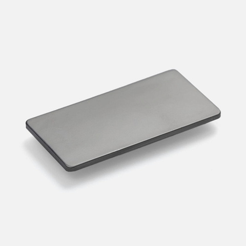 Значок Magnet Matto, серебристый глянцевый - рис 3.