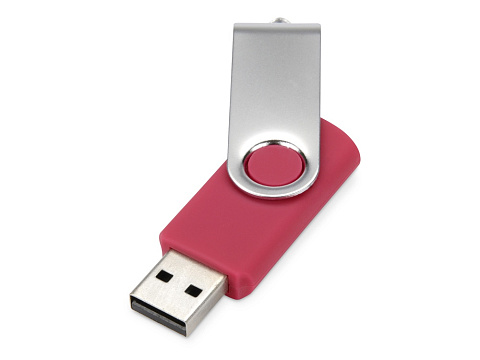 Флеш-карта USB 2.0 16 ГБ Квебек, розовый - рис 2.