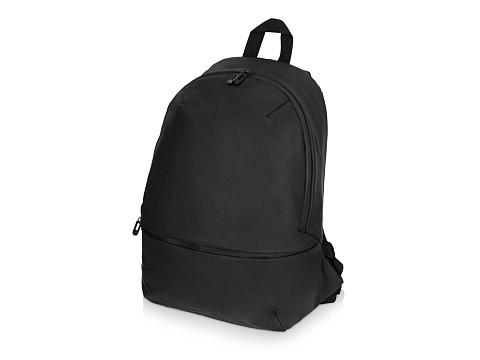 Рюкзак Glam для ноутбука 15'' из мягкой экокожи, черный