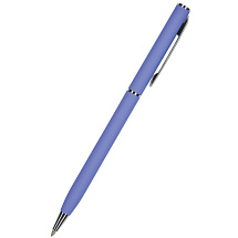 Ручка шариковая автоматическая BrunoVisconti® PALERMO цвет корпуса фиолетовый, soft-touch, 0.7 мм