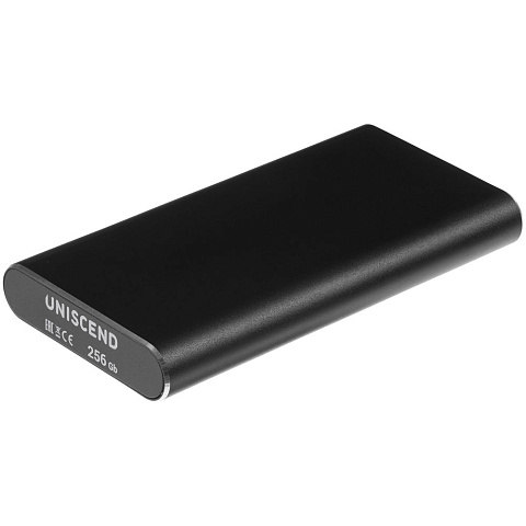 Портативный внешний диск SSD Uniscend Drop, 256 Гб, черный, без футляра - рис 3.