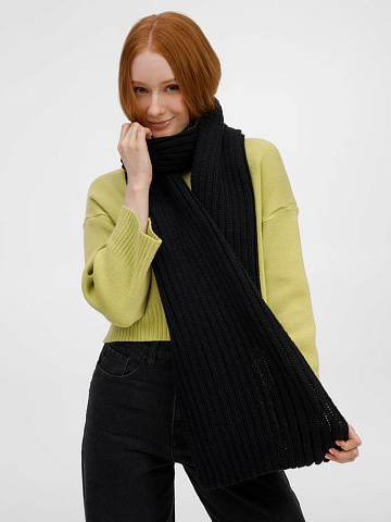 Шарф HappyGo, черный - рис 6.