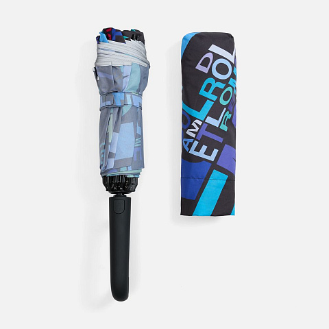 Зонт складной Skymate с запечаткой купола снаружи на заказ - рис 12.