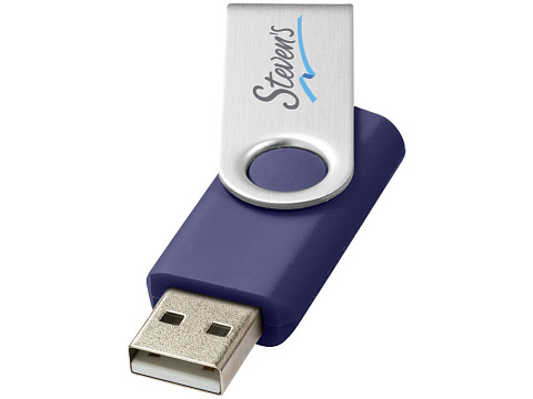USB-флешка на 32 Гб Rotate Basic, ярко-синий - рис 4.
