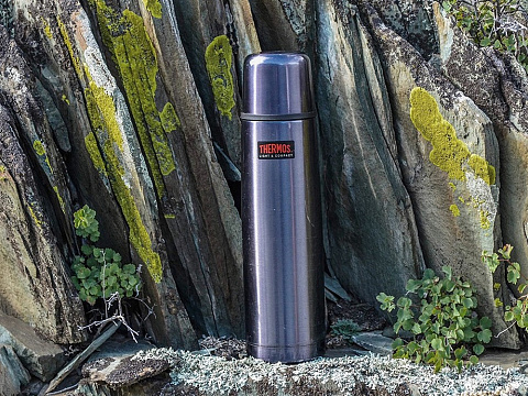Термос из нерж. стали тм THERMOS FBB-1000BC Midnight Blue 1,0L - рис 5.