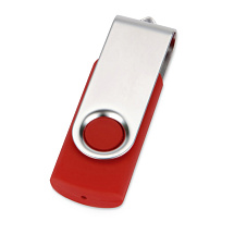 Флеш-карта USB 2.0 16 ГБ Квебек, красный