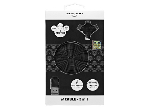 USB-переходник XOOPAR W CABLE 3 в 1 - рис 4.