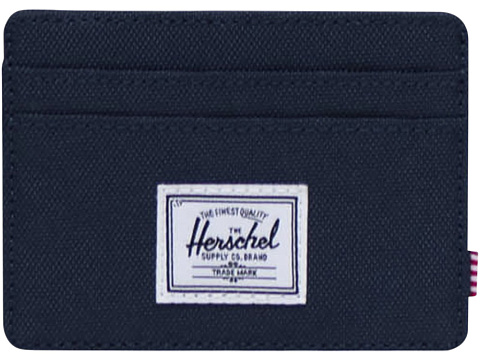 Herschel Charlie держатель для карт с RFID-защитой из переработанного материала - темно - синий navy - рис 2.
