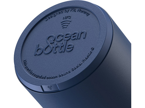 Бутылка для воды Ocean Bottle с вакуумной изоляцией объемом 750 мл, синий - рис 5.